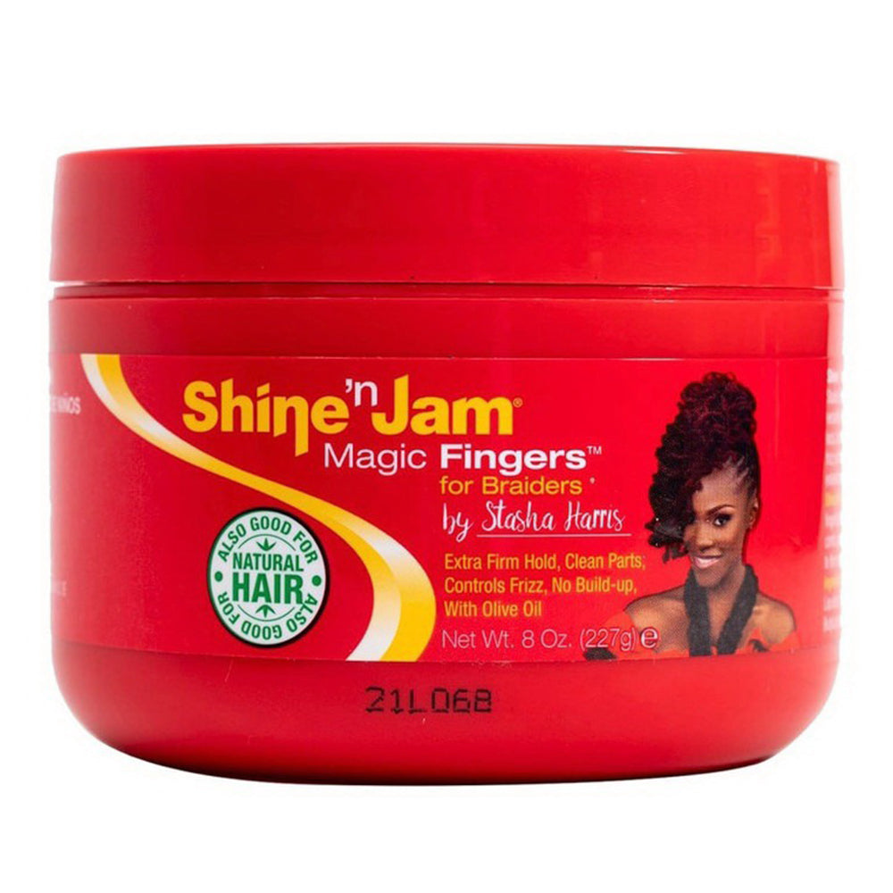 Ampro Magic Fingers Coily Styling Gel Strong Hold Curl Styling 8Oz (227g)